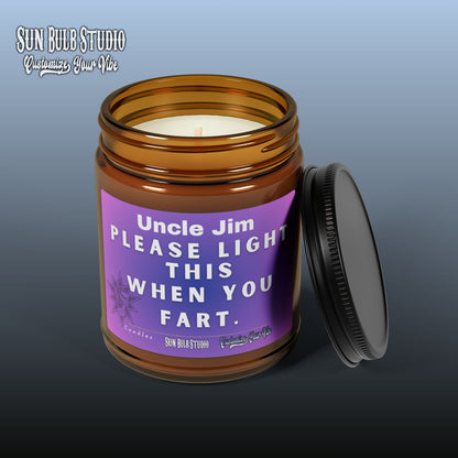 Customize Your Vibe™ Personalized Candle – Light This When You Fart