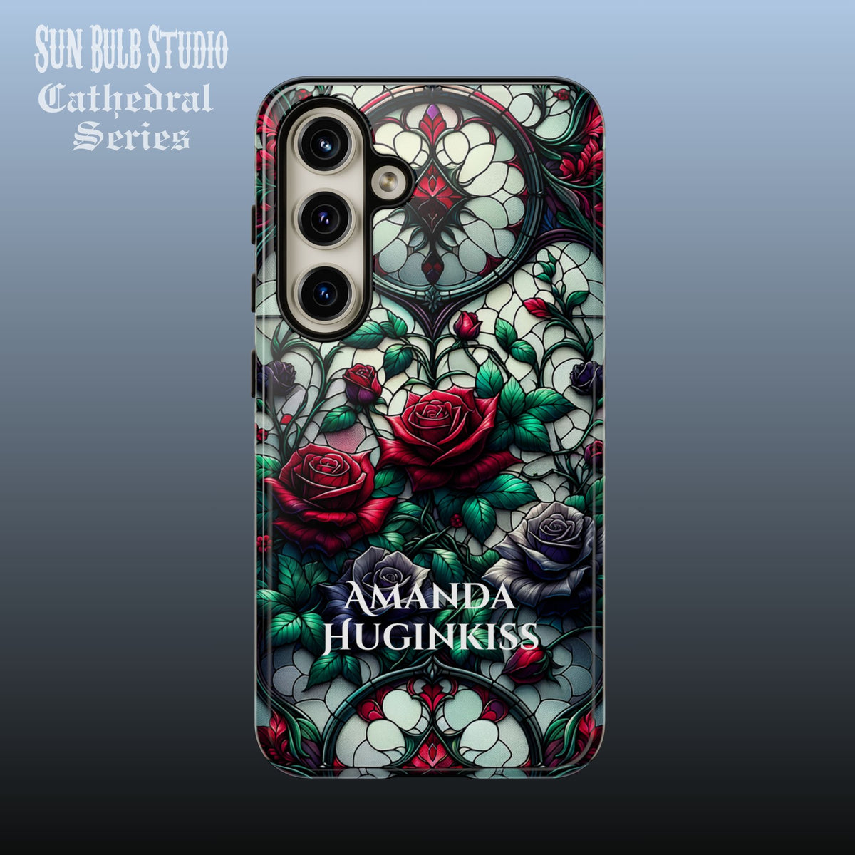 Cathedral Dawn Roses - Personalized Phone Case