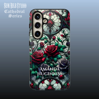 Cathedral Dawn Roses - Personalized Phone Case