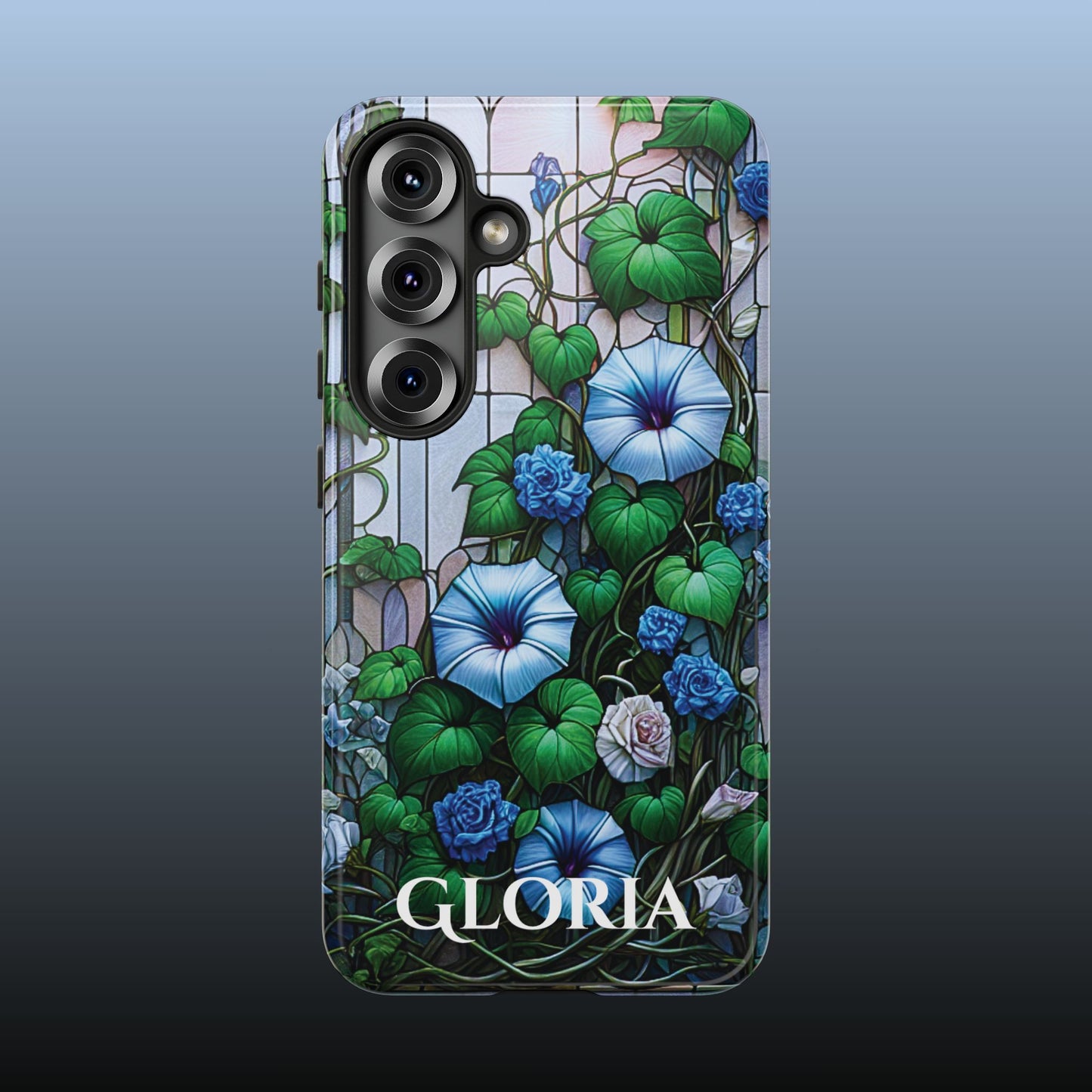 Cathedral Morning Glories - Personalized Phone Case
