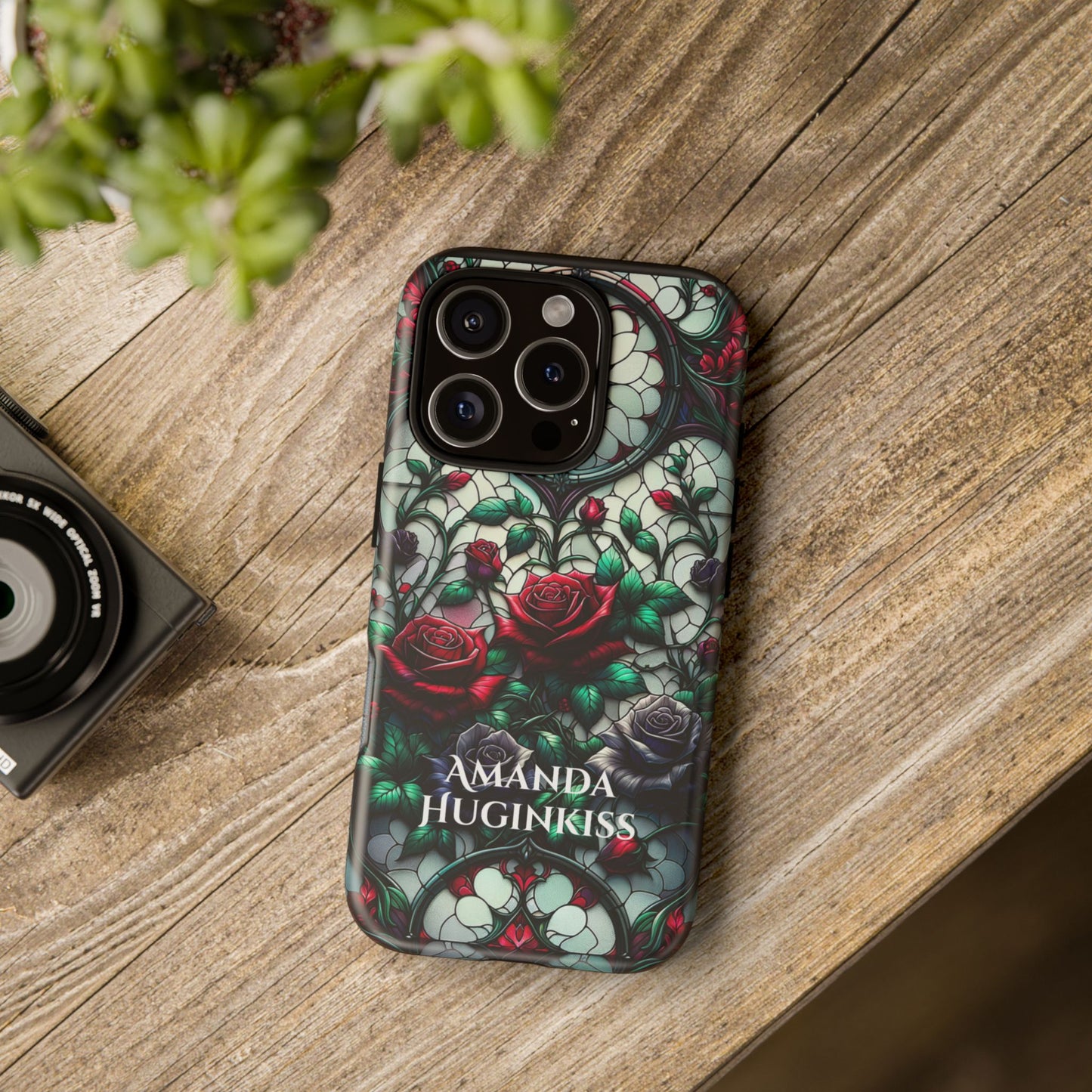 Cathedral Dawn Roses - Personalized Phone Case