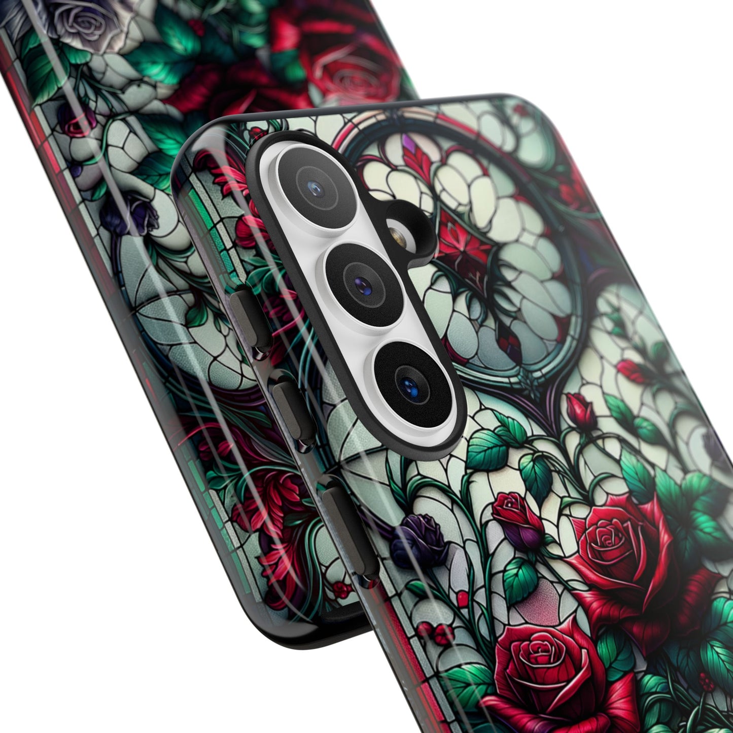 Cathedral Dawn Roses - Personalized Phone Case