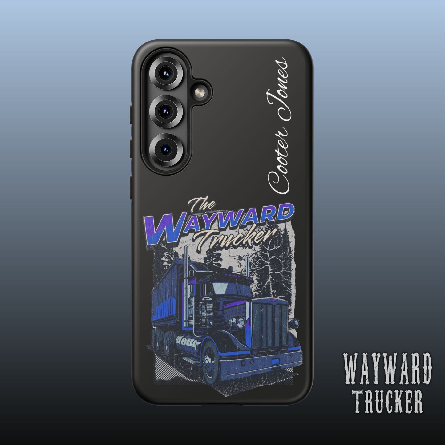 The Wayward Trucker™ Midnight Blue Edition— Personalized Phone Case
