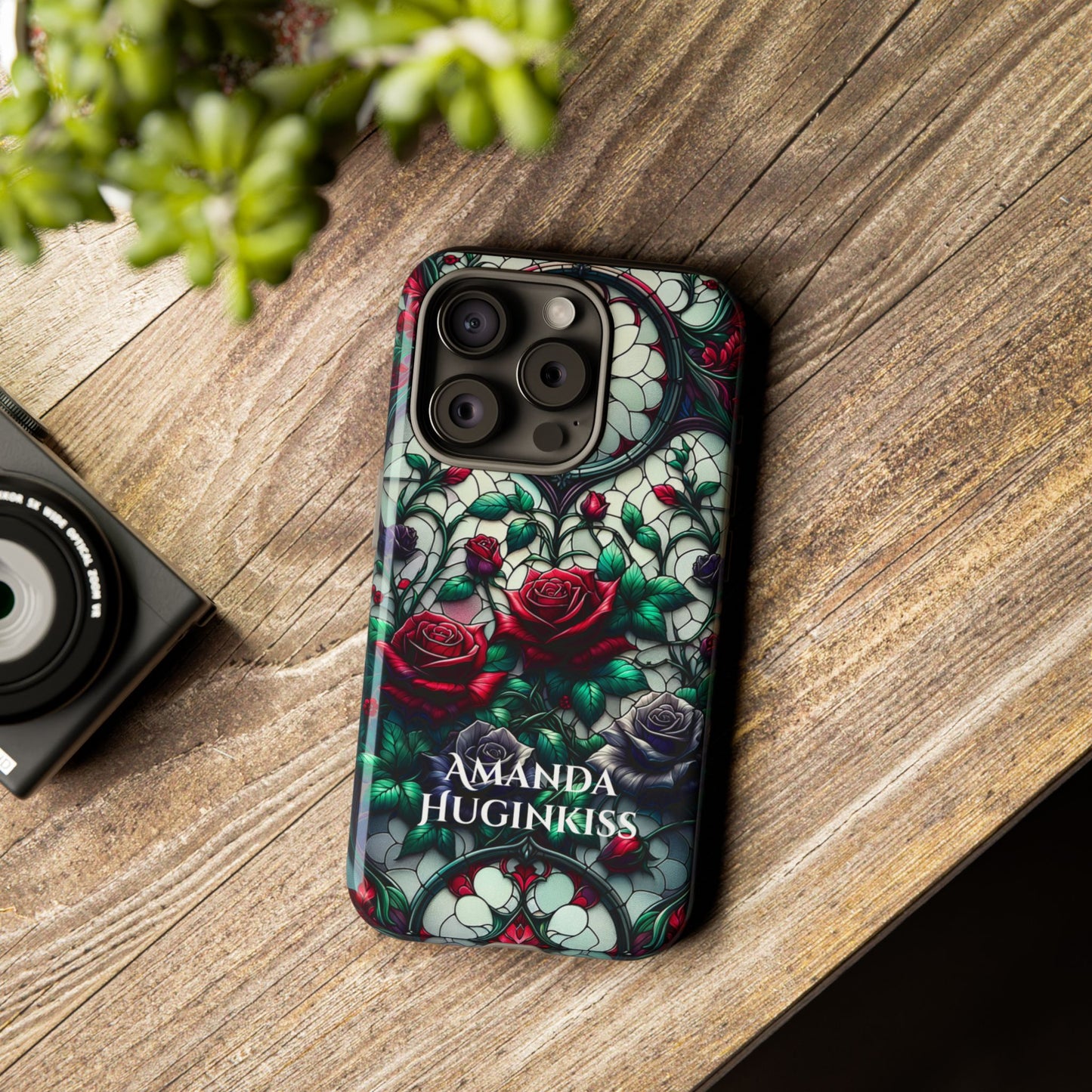 Cathedral Dawn Roses - Personalized Phone Case