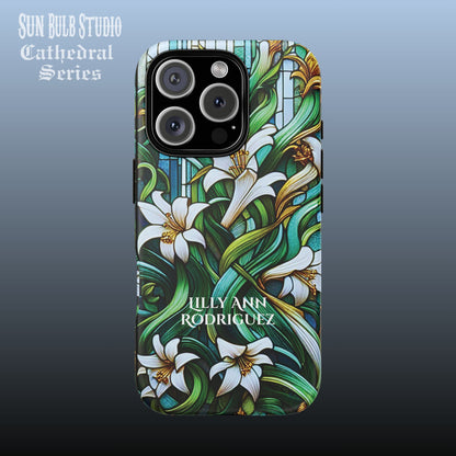 Cathedral Lilies - Personalized Phone Case