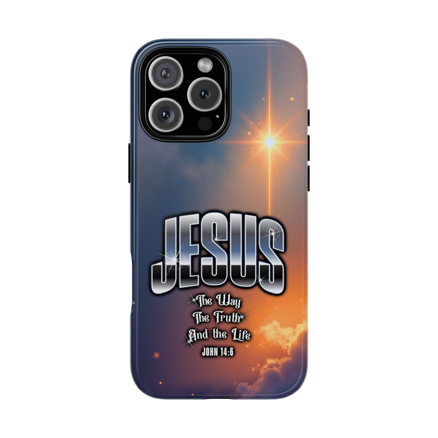 JESUS — The Way, The Truth, The Life — Radiant Sunrise Edition Phone Case
