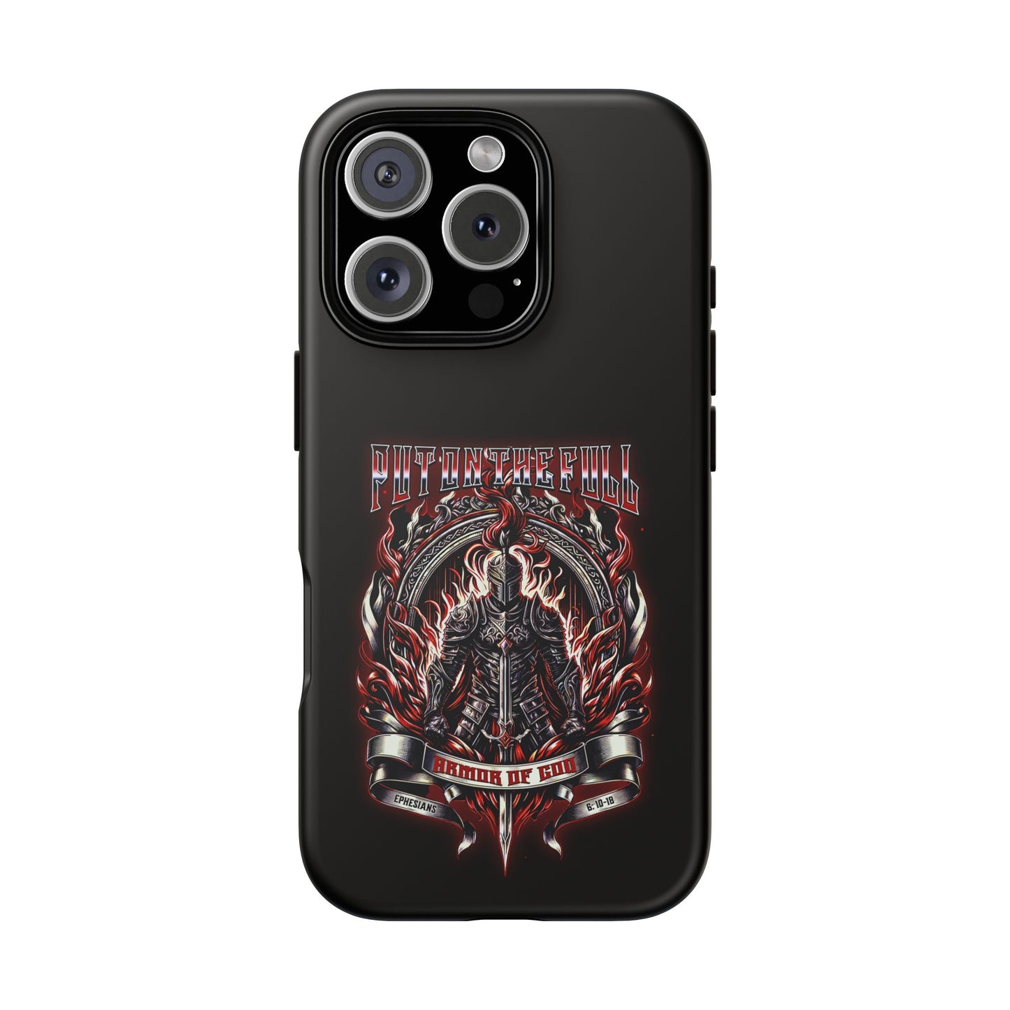 Armor of God Phone Case – Christian Warrior Design | Worship Wear Collection