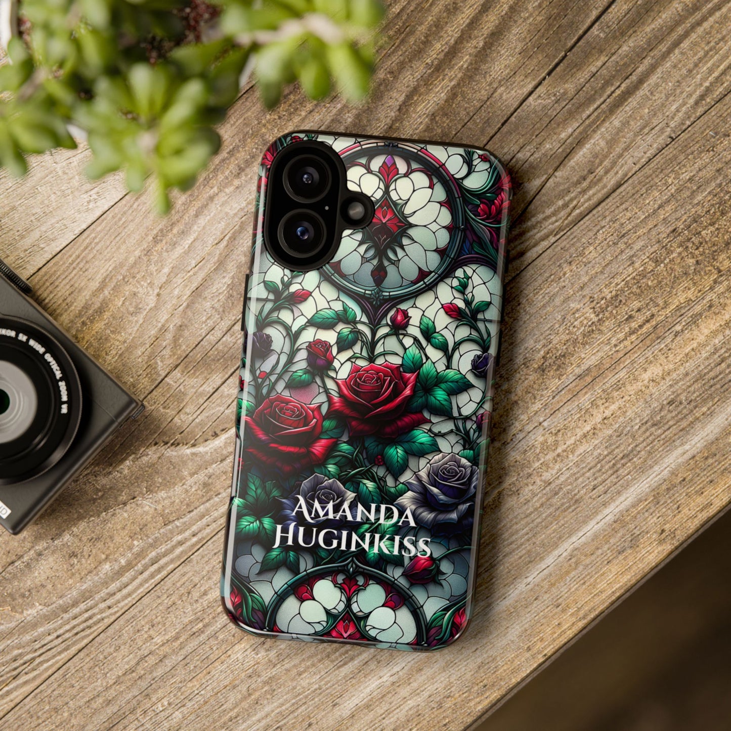 Cathedral Dawn Roses - Personalized Phone Case
