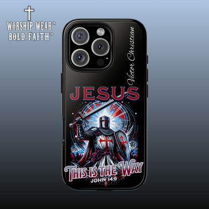 Jesus This is the Way— Personalized Phone Case