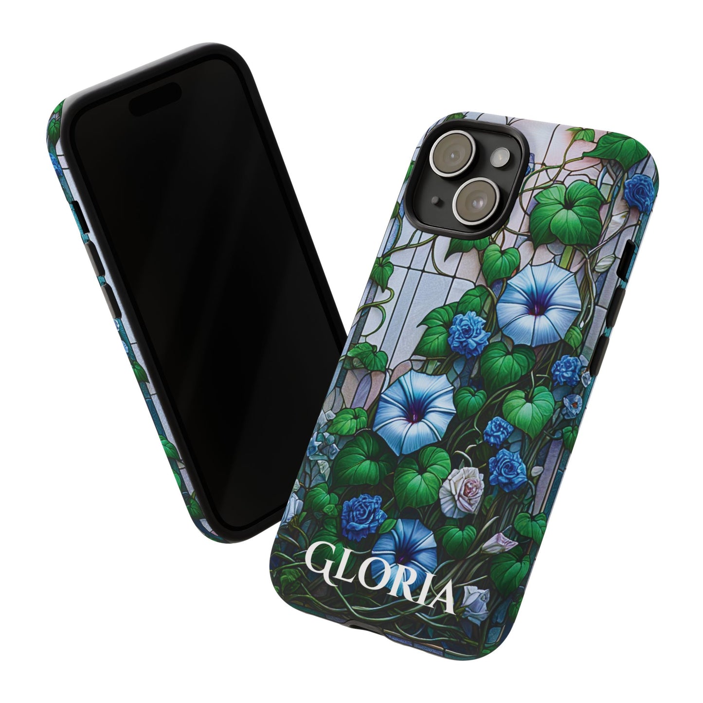 Cathedral Morning Glories - Personalized Phone Case