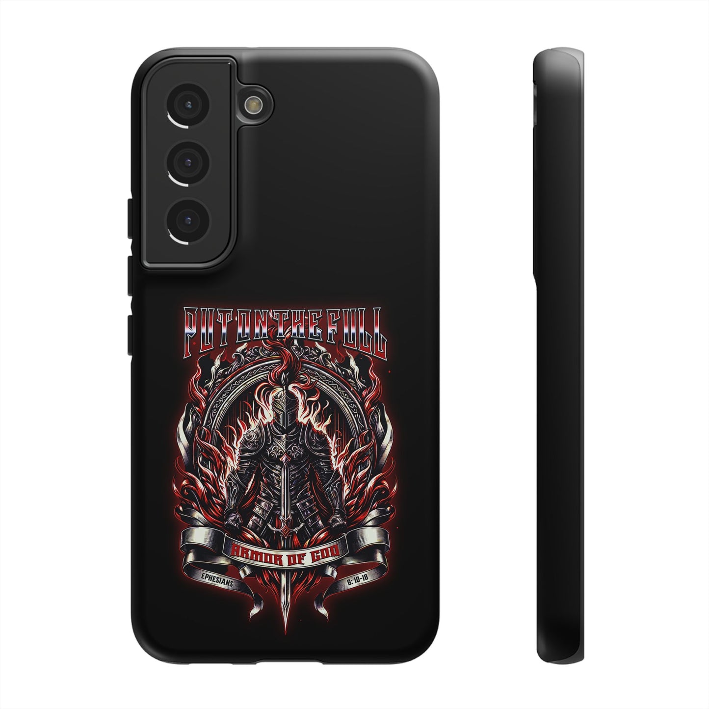 Armor of God Phone Case – Christian Warrior Design | Worship Wear Collection