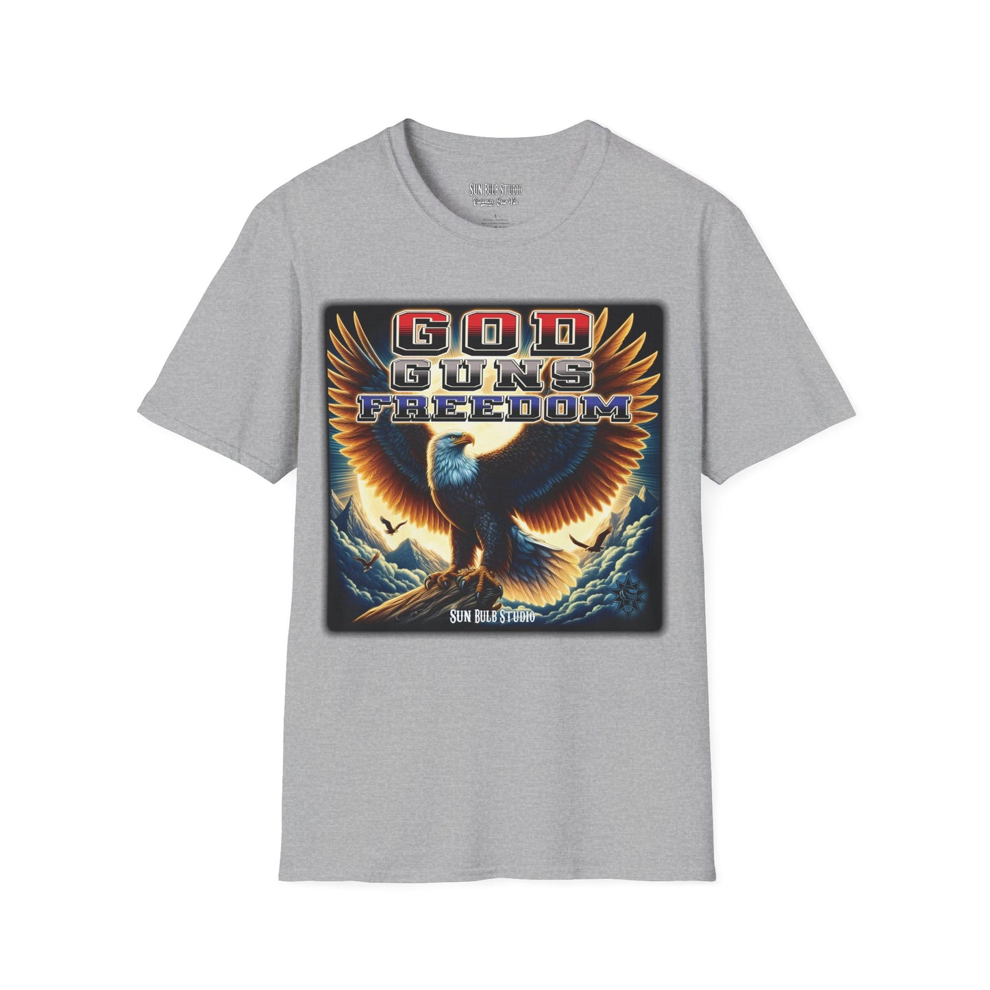 God. Guns. Freedom. – Patriotic Eagle T-Shirt