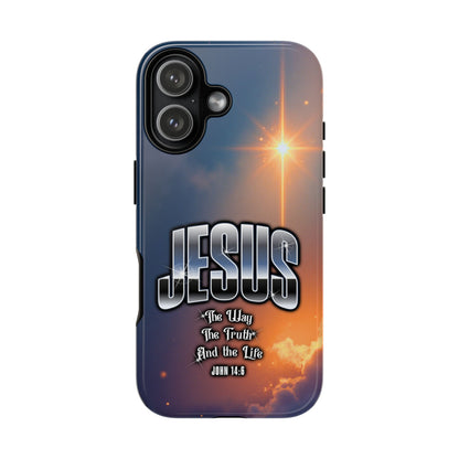 JESUS — The Way, The Truth, The Life — Radiant Sunrise Edition Phone Case
