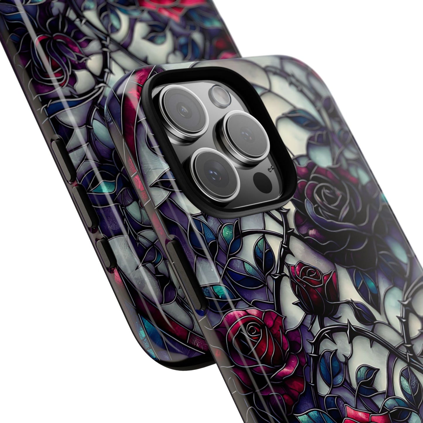 Cathedral Night Roses - Personalized Phone Case