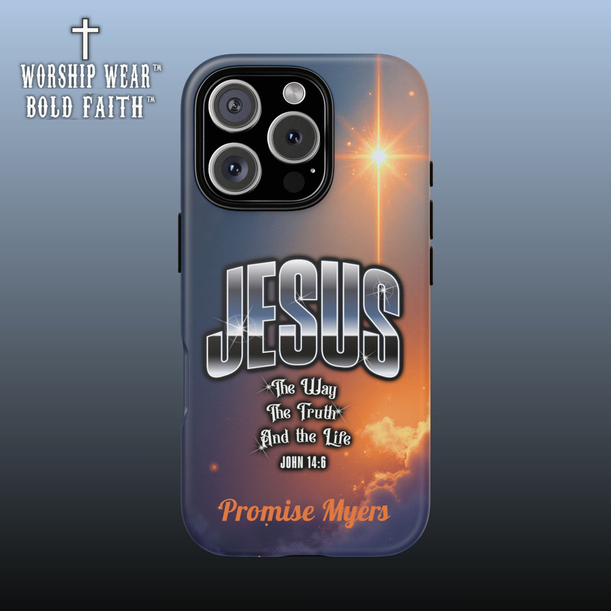Jesus — The Way, The Truth & The Life — Personalized Phone Case