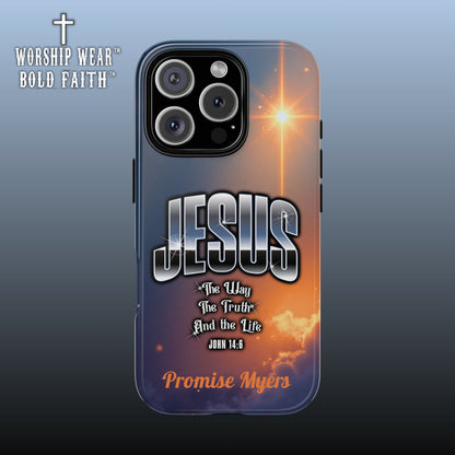 Jesus — The Way, The Truth & The Life — Personalized Phone Case