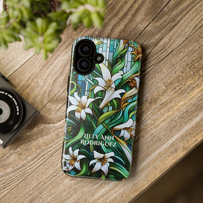 Cathedral Lilies - Personalized Phone Case