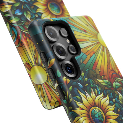 Cathedral Sunflowers - Personalized Phone Case