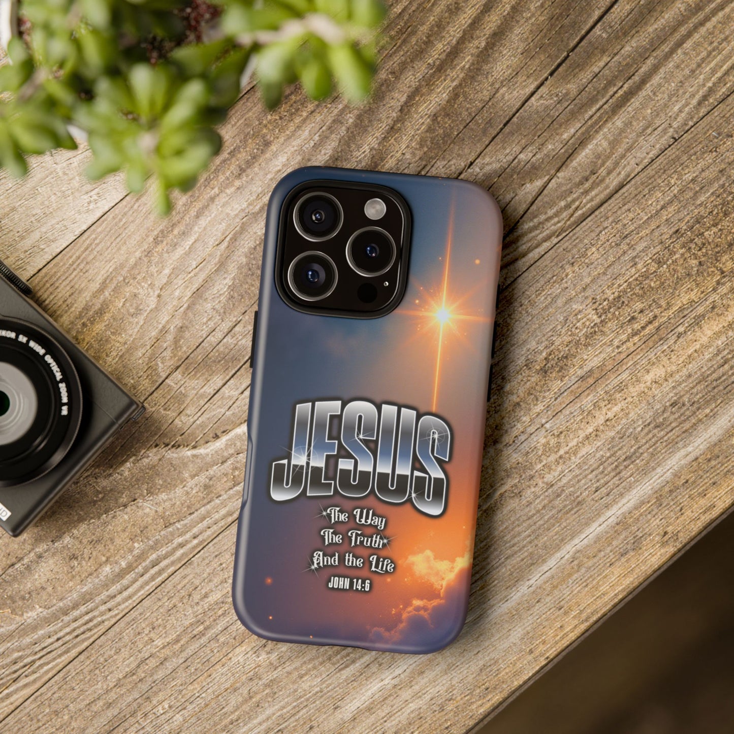 JESUS — The Way, The Truth, The Life — Radiant Sunrise Edition Phone Case