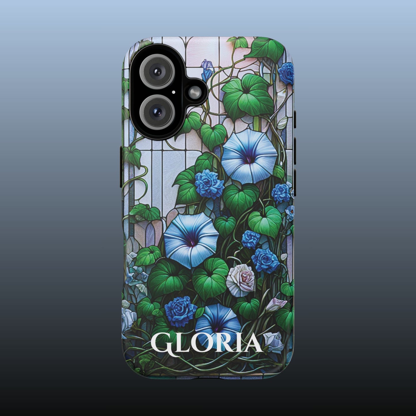 Cathedral Morning Glories - Personalized Phone Case