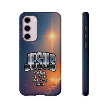 JESUS — The Way, The Truth, The Life — Radiant Sunrise Edition Phone Case