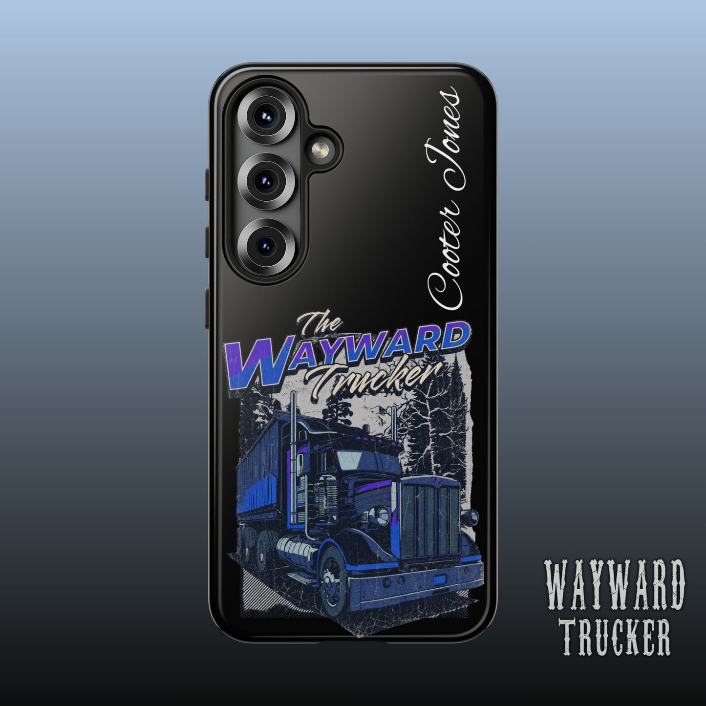 The Wayward Trucker™ Midnight Blue Edition— Personalized Phone Case