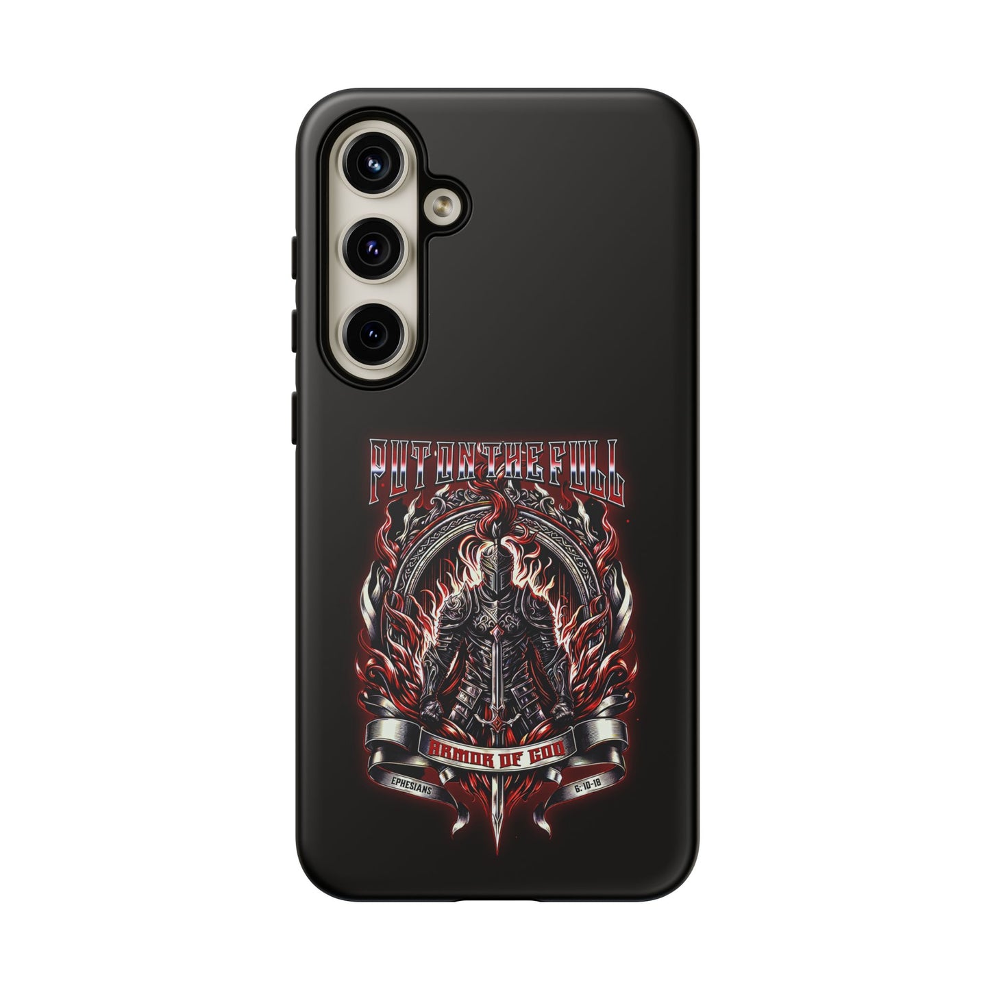 Armor of God Phone Case – Christian Warrior Design | Worship Wear Collection