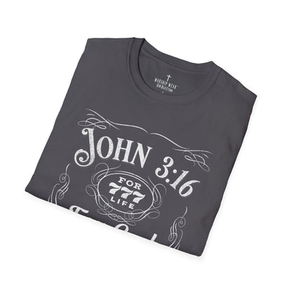 John 3:16 Vintage Label Christian T-Shirt — Worship Wear™