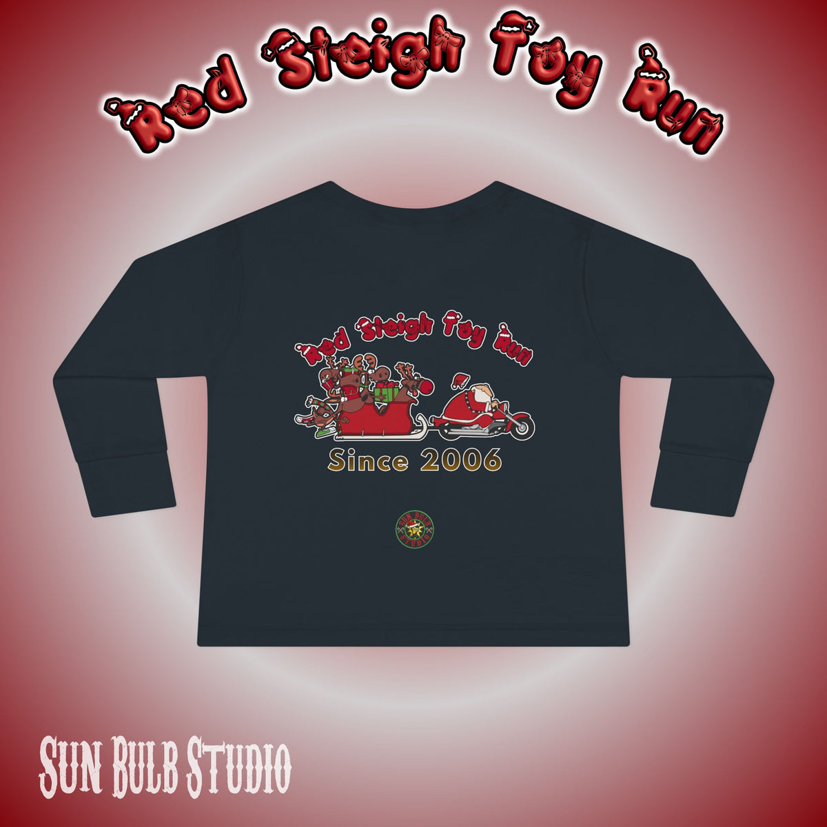 Santa’s Favorite ELF – Red (TODDLER Long Sleeve)