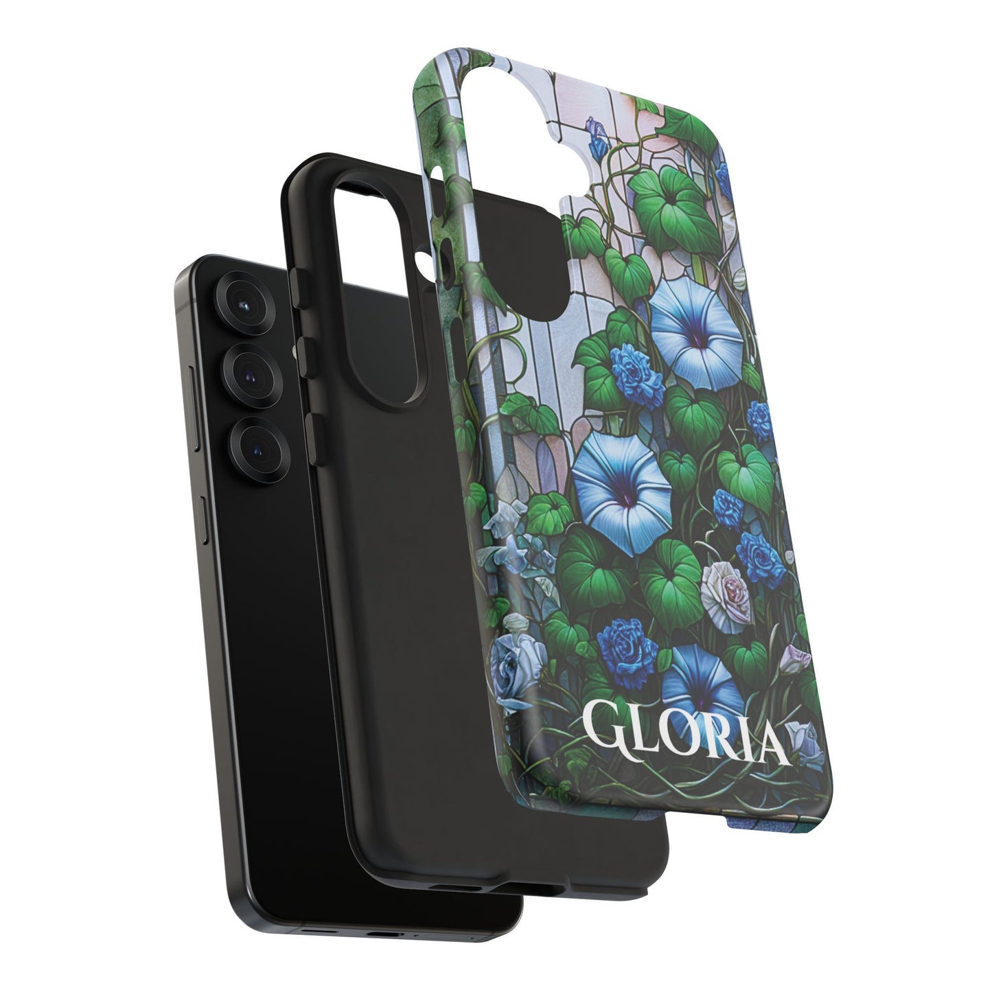 Cathedral Morning Glories - Personalized Phone Case