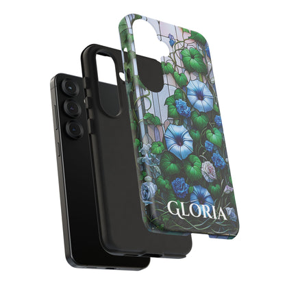Cathedral Morning Glories - Personalized Phone Case