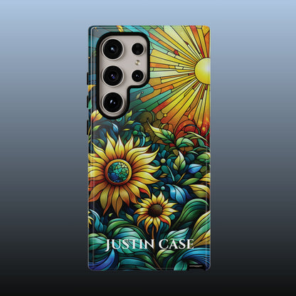 Cathedral Sunflowers - Personalized Phone Case