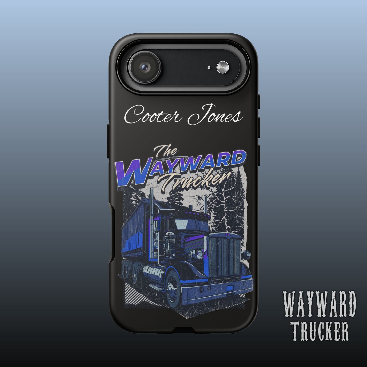 The Wayward Trucker™ Midnight Blue Edition— Personalized Phone Case