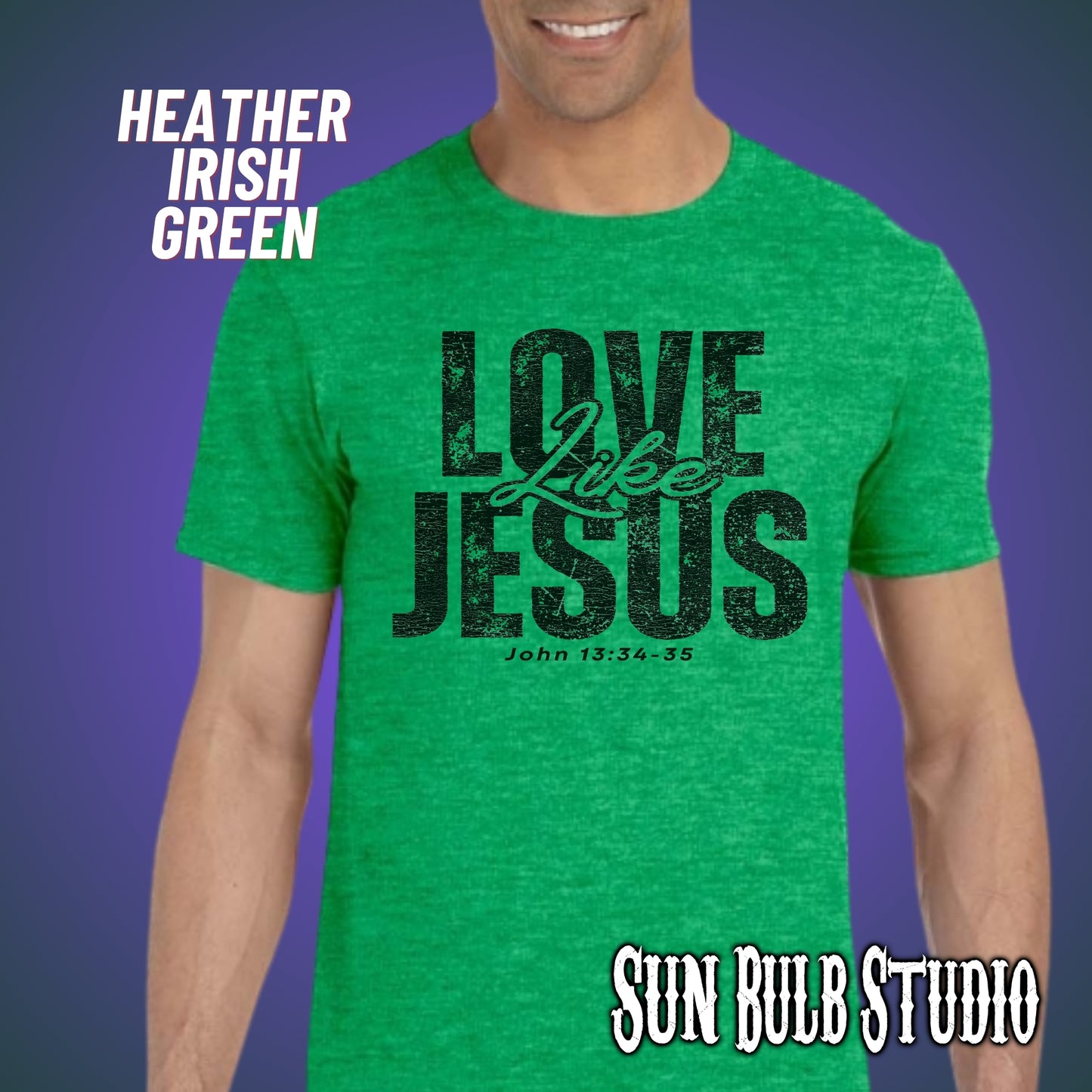 Love Like Jesus – Christian Graphic Tee Inspired by John 13:34–35