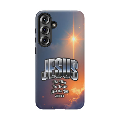 JESUS — The Way, The Truth, The Life — Radiant Sunrise Edition Phone Case