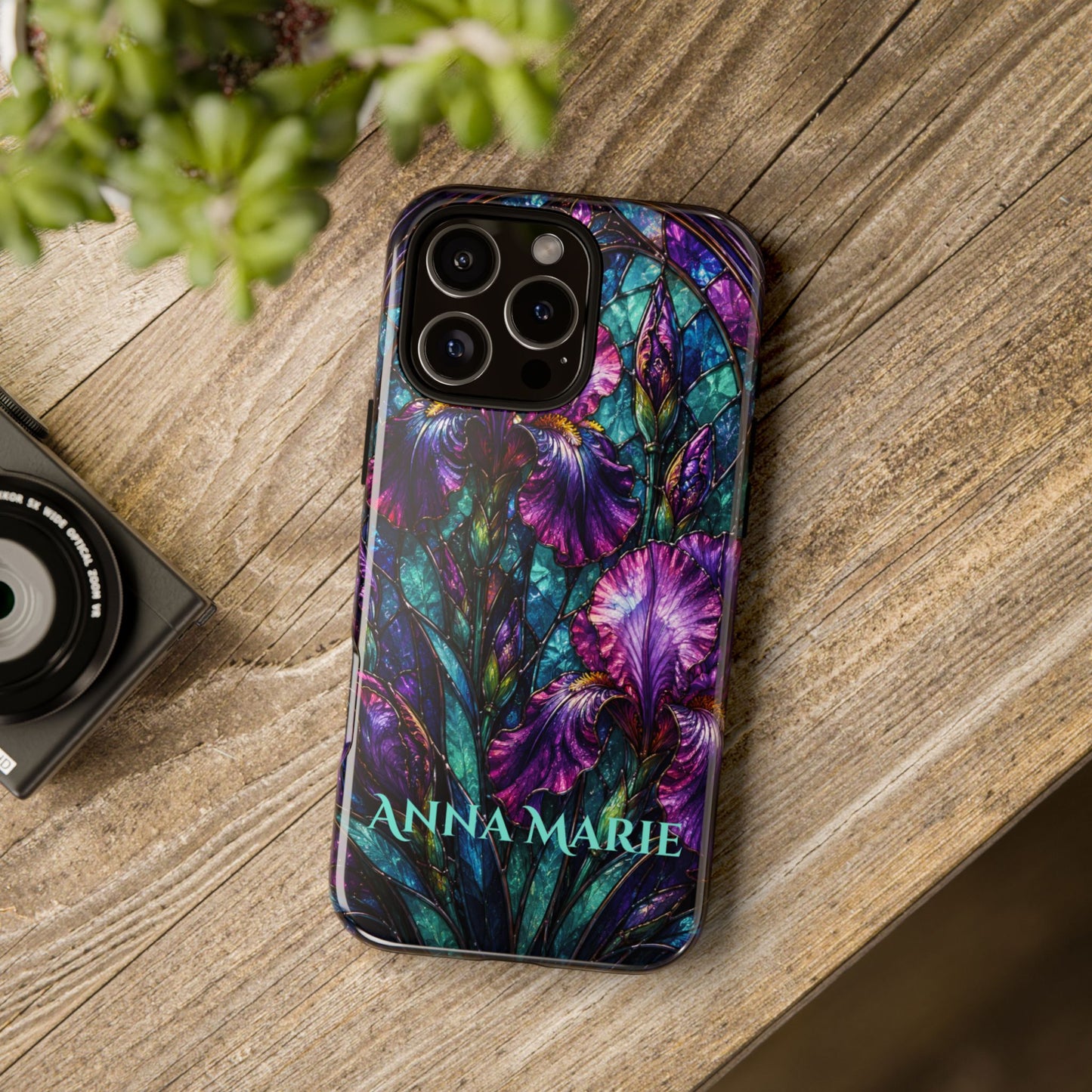 Cathedral Iris - Personalized Phone Case