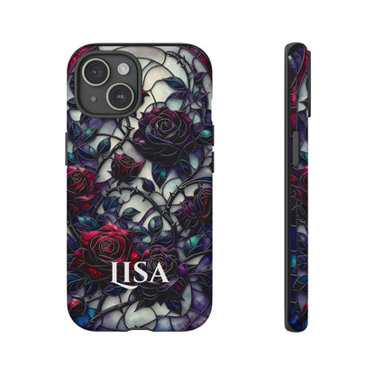 Cathedral Night Roses - Personalized Phone Case
