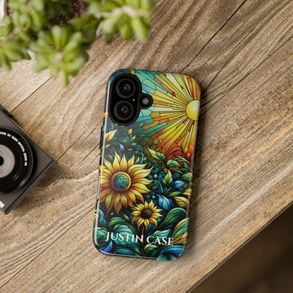 Cathedral Sunflowers - Personalized Phone Case