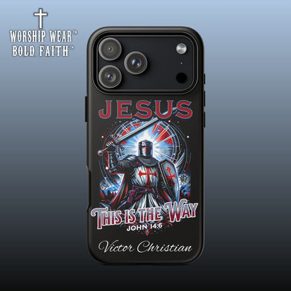 Jesus This is the Way— Personalized Phone Case
