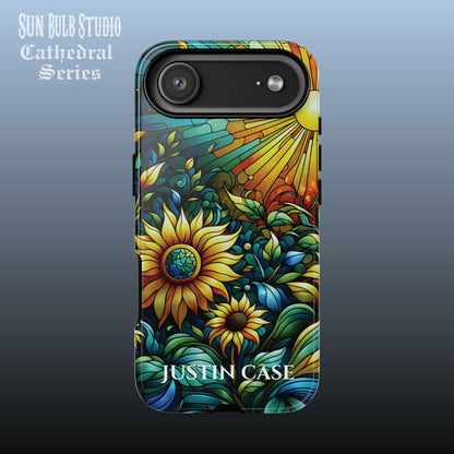 Cathedral Sunflowers - Personalized Phone Case