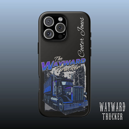 The Wayward Trucker™ Midnight Blue Edition— Personalized Phone Case