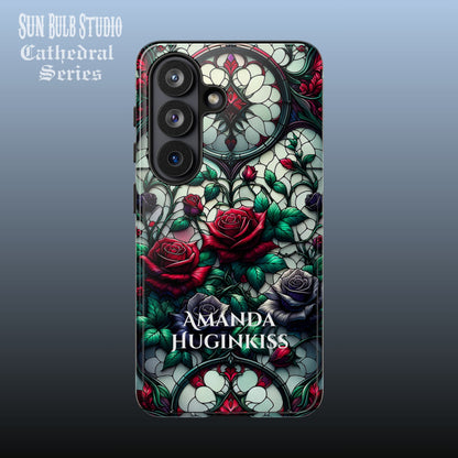 Cathedral Dawn Roses - Personalized Phone Case