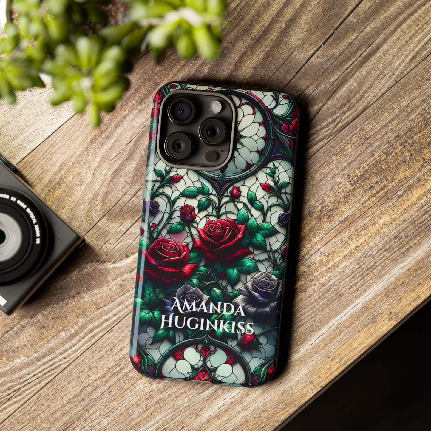 Cathedral Dawn Roses - Personalized Phone Case