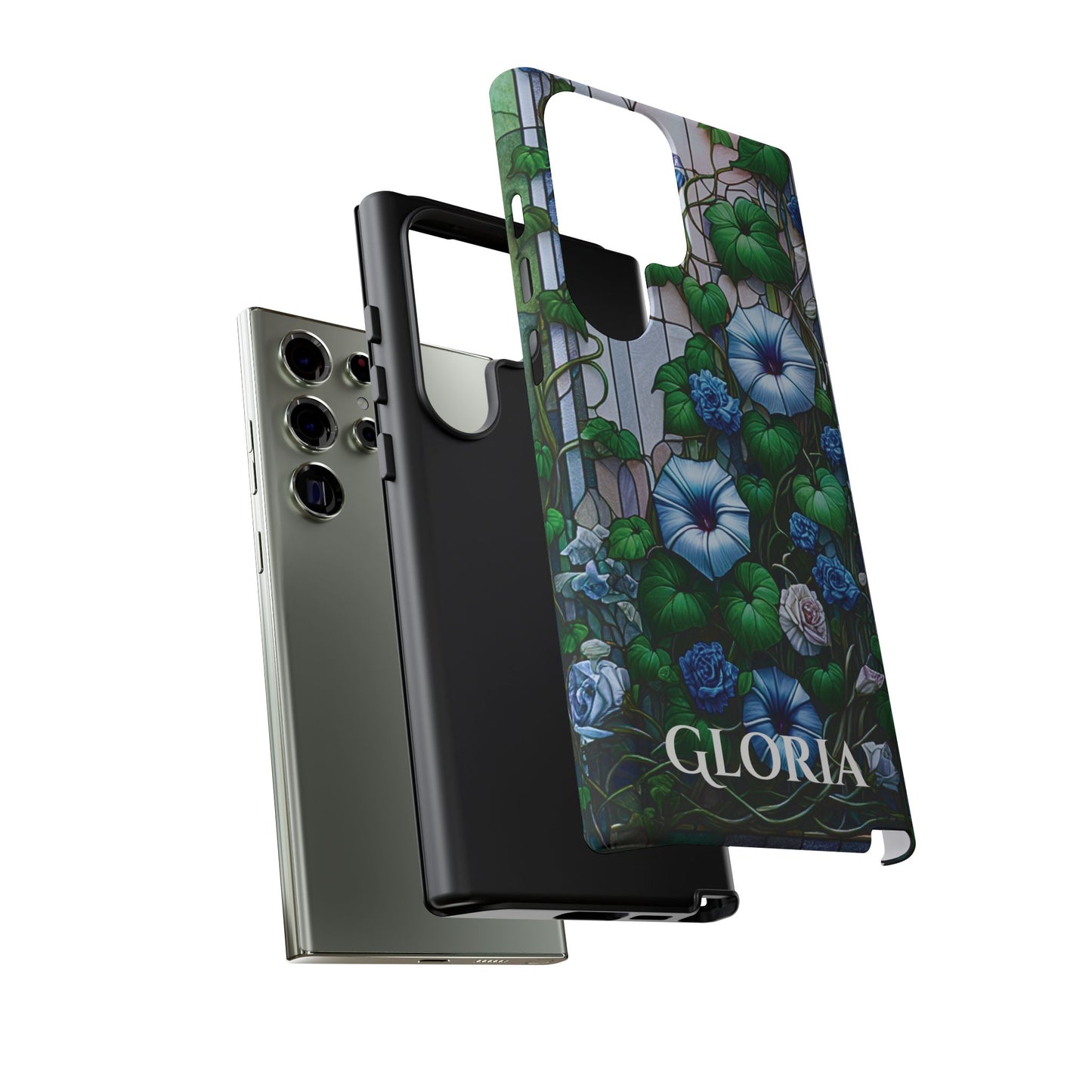 Cathedral Morning Glories - Personalized Phone Case