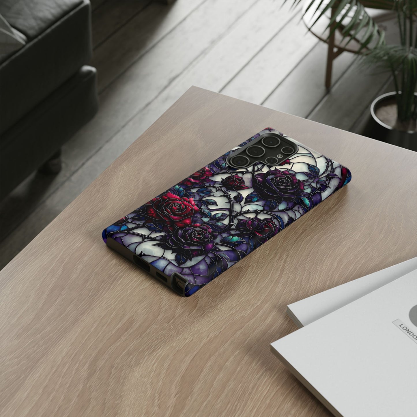 Cathedral Night Roses – Phone Case