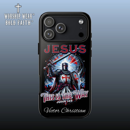 Jesus This is the Way— Personalized Phone Case