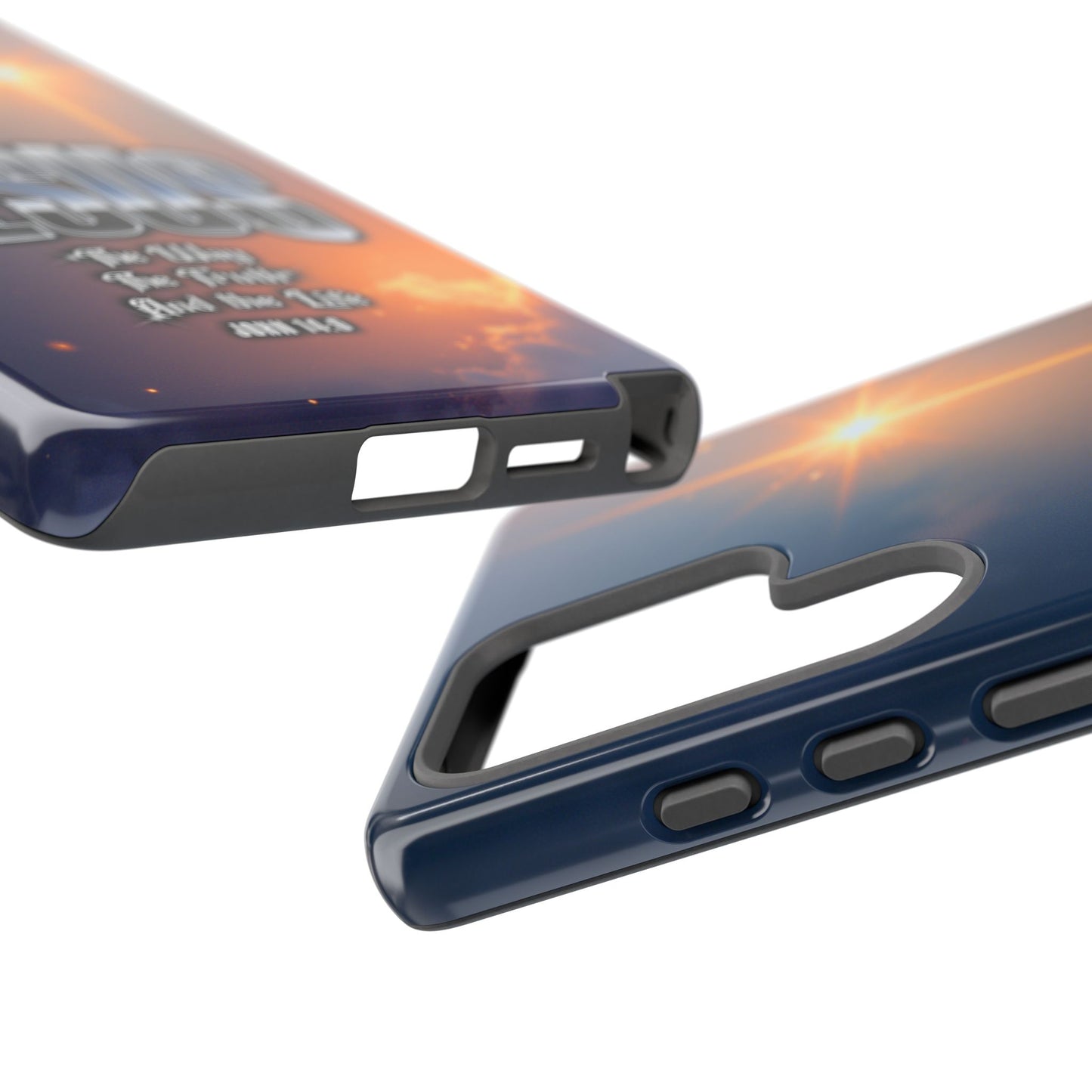 JESUS — The Way, The Truth, The Life — Radiant Sunrise Edition Phone Case