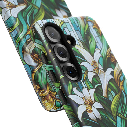 Cathedral Lilies - Personalized Phone Case