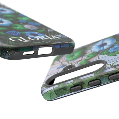 Cathedral Morning Glories - Personalized Phone Case