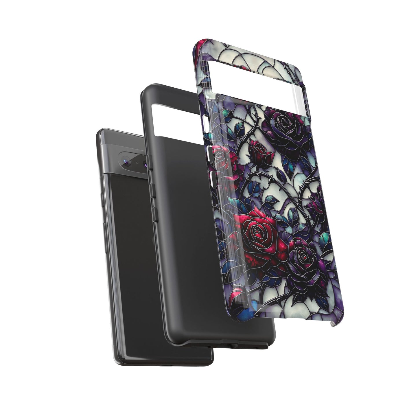 Cathedral Night Roses – Phone Case